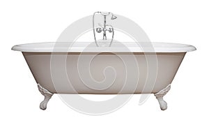 Antique Claw Foot Tub Isolated copy