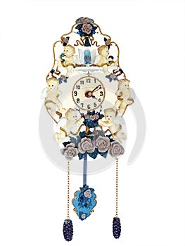 Antique Clock with Cherubs