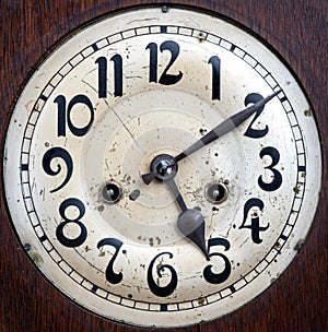 Antique clock dial