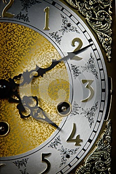 Antique clock face