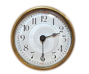 Antique clock face