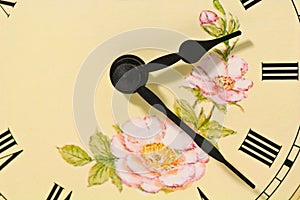 Antique clock-face