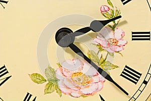 Antique clock-face