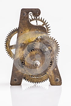 Antique clock gears