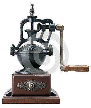 Antique coffee grinder