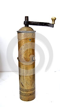 Antique coffee grinder