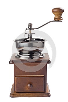 antique coffee grinder photo