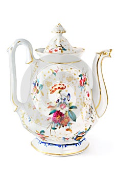 Antique coffee pot from 19th century & x28;Biedermeier time& x29;