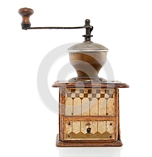 An antique coffeegrinder