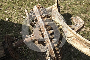 Antique cogwheel, cogwheel from early times