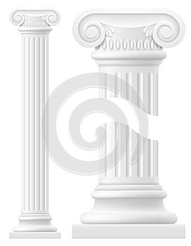 Antique column stock vector illustration