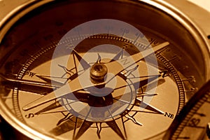 Antique compass