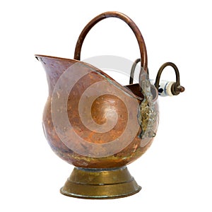 Antique copper jar.