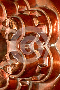 Antique copper mould mold