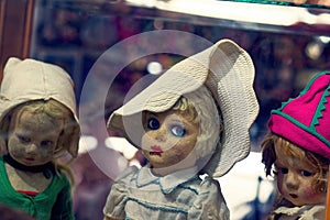 Antique creepy doll