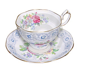 Antique Cup and Saucer