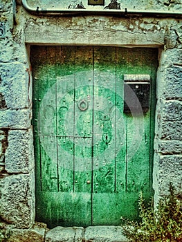 antique door