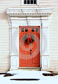 Antický dveře na 