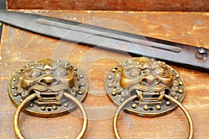 Antique doorknob lion - for sale.