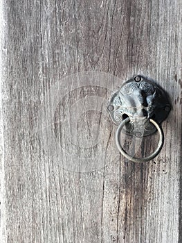 Antique doorknocker