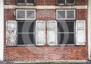 Antique double windows