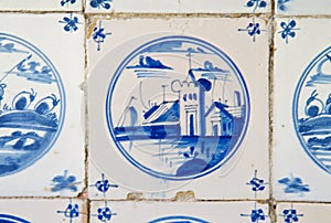 Antique dutch tile