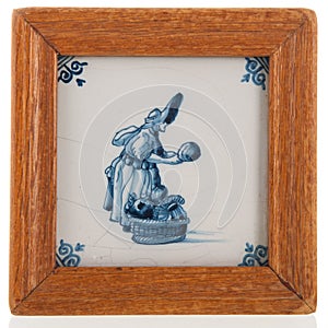 Antique Dutch tile