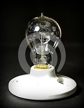 Antique Edison Light Bulb photo