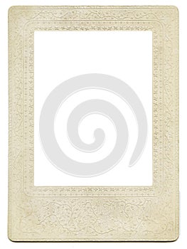 Antique embossed frame