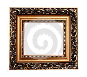 Antique empty picture frame