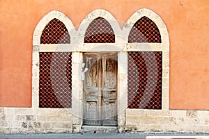 Antique entrance