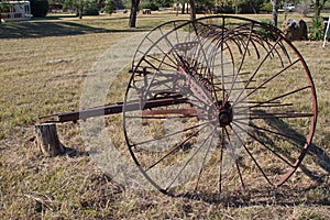 Antique farm equipment