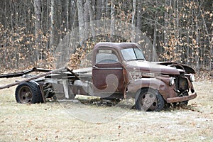 Antique farm truck
