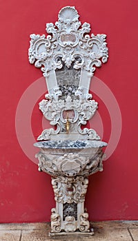 Antique faucet in Dolmabahce palace, Istanbul