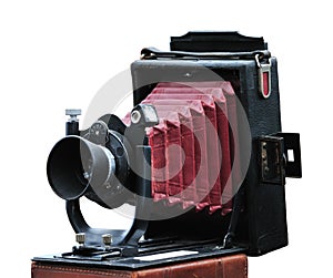Antique folding camera photo