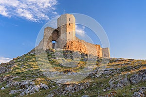 Antique fortress ruins. Enisala, Romania