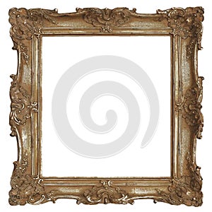 Antique frames isolated on picture
