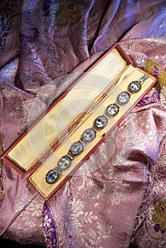 Antique garnet braclet