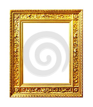 Antique gold frame