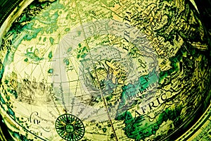 Antique globe - Europe