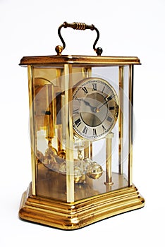 Antique gold clock