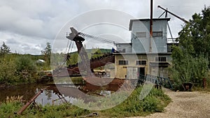 Antique Gold Dredge Fairbanks Alaska