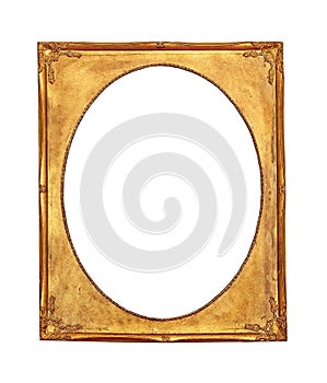 Antique gold frame