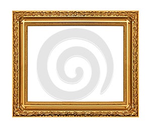 The antique gold frame photo