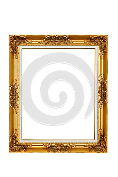 Antique golden frame