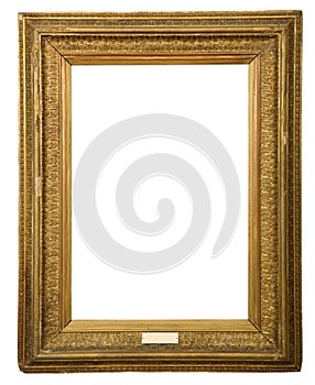 Antique golden frame