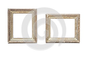 Antique golden picture frame