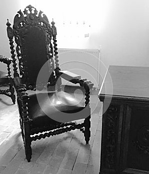 Antique Gothic chair