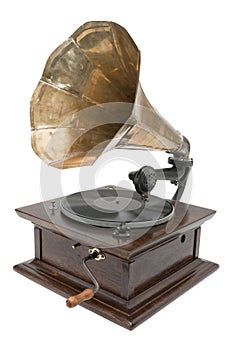 Antique gramophone
