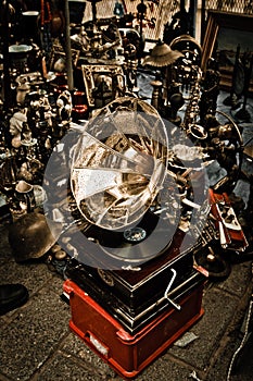 Antique gramophone